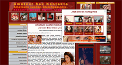 Desktop Screenshot of amateure-suchen-sexkontakte.net